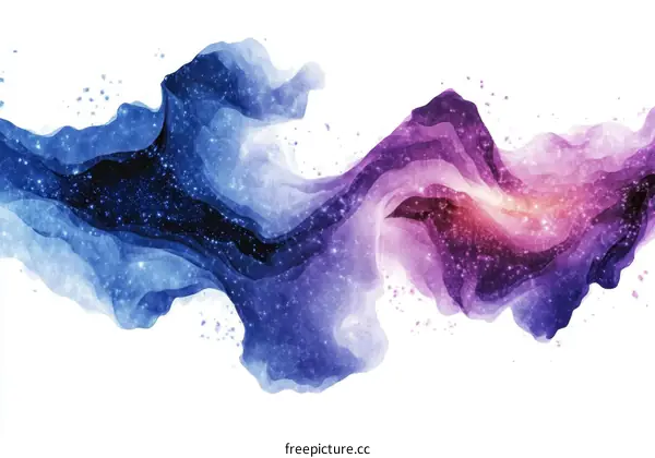 Abstract Flowing Colors