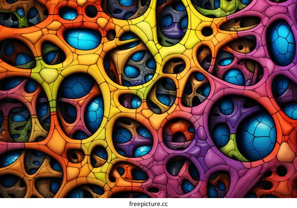 Vibrant Organic Structure