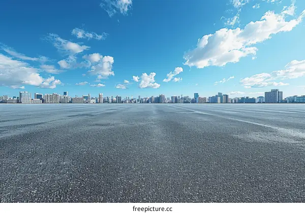 Cityscape and Blue Sky