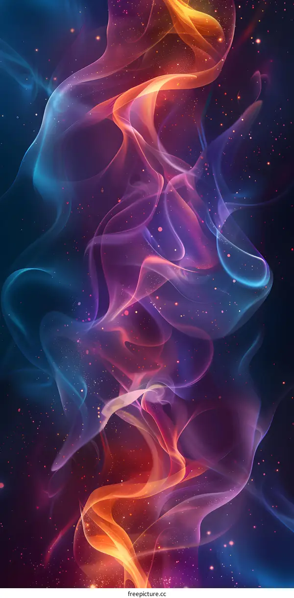 Colorful smoke background