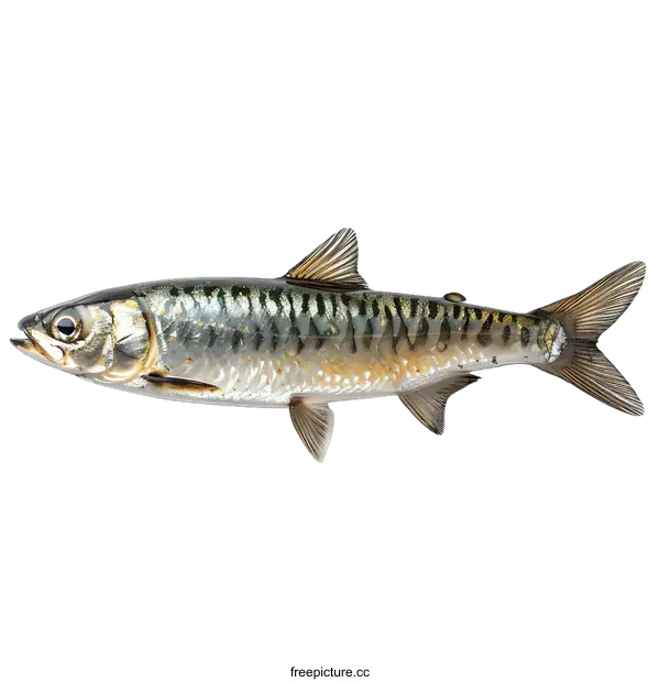 [Transparent Background PNG]A close-up of a fish on a white background
