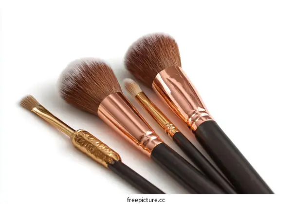 Makeup Brushes Set Closeup