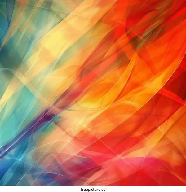 Abstract Colorful Lines Background Design