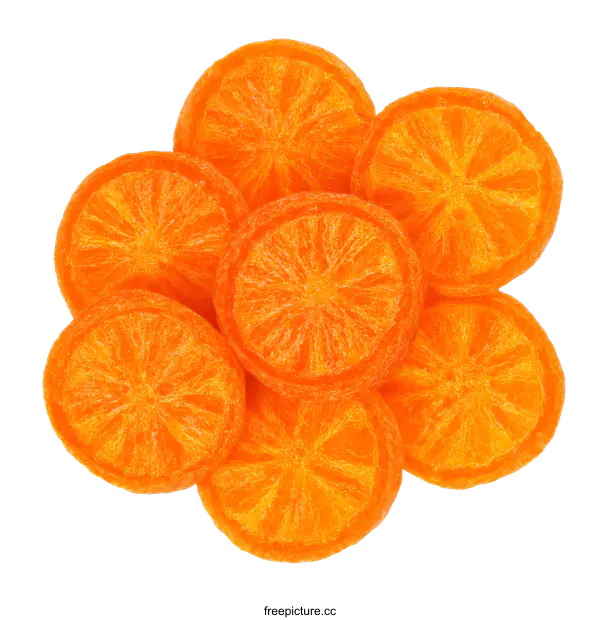 [Transparent Background PNG]Orange Slices Food Photography
