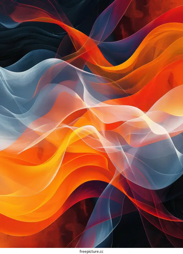 Abstract Colorful Painting: Dynamic Expressionism