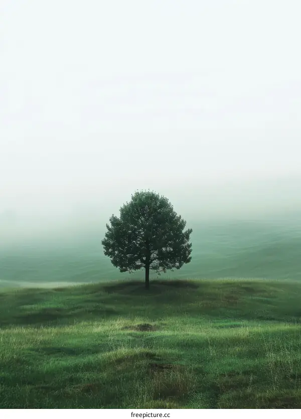 Lonely Tree in the Field