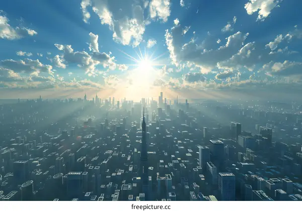 Science fiction city