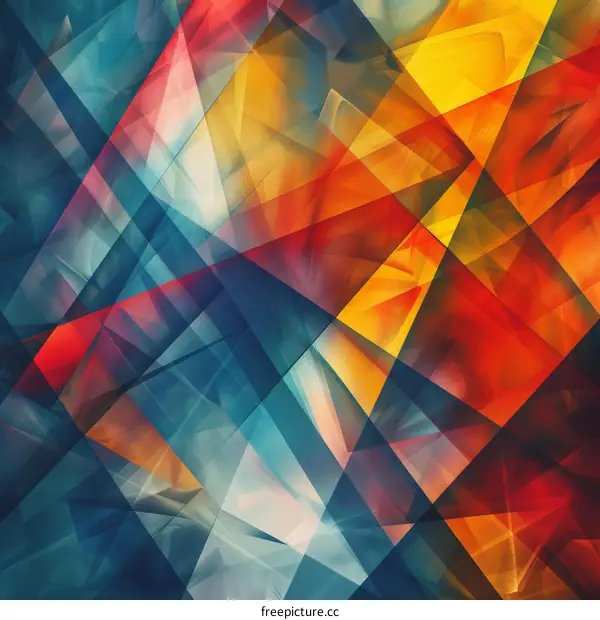 Abstract Geometric Shapes Background