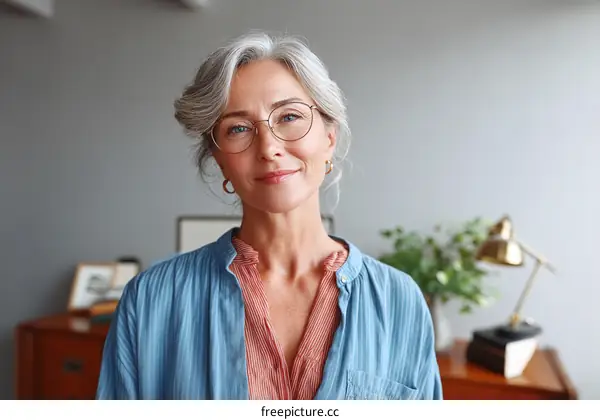 Portrait of a Confident Senior Woman