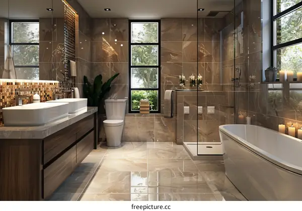 Modern Luxury Bathroom Interior Design