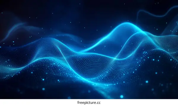 Abstract Digital Wave Design