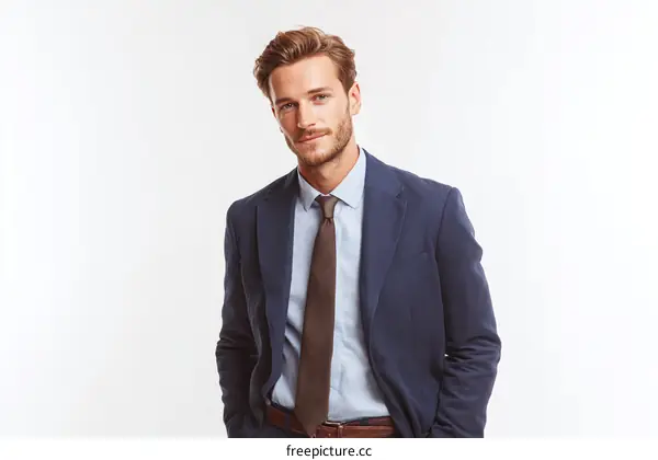 Businessman in Formal Suit Portrait