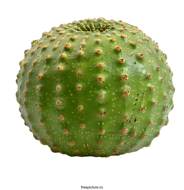 [Transparent Background PNG]green round fruit with bumps