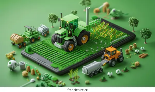 Green Tractor on Smartphone: Future of Farming