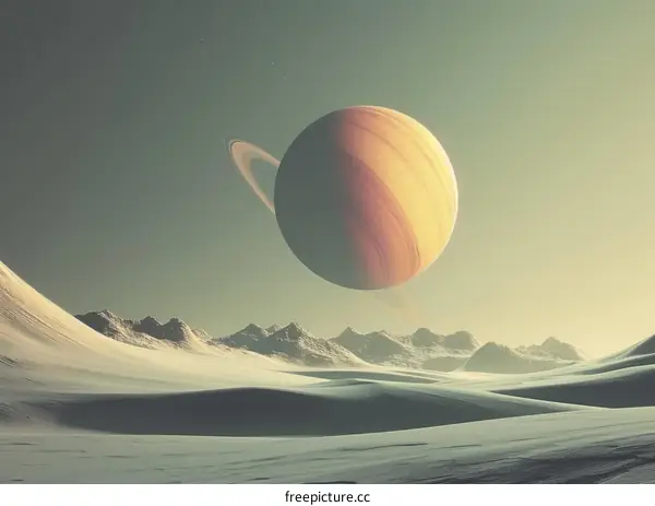 Saturn in the Desert