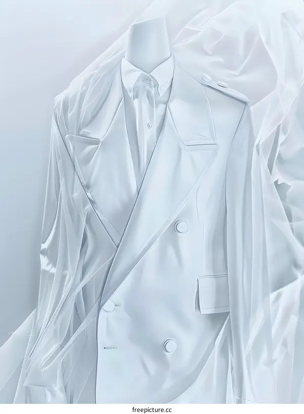 White Suit on Mannequin