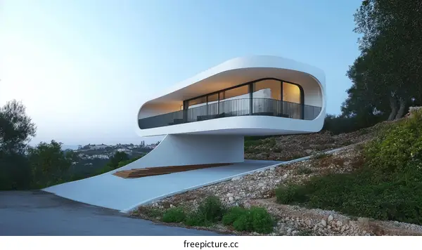 Modern Curvilinear House Design