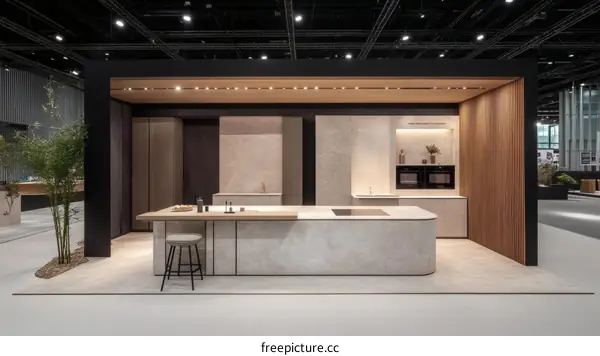 Modern Kitchen Design Showcase at Exhibition