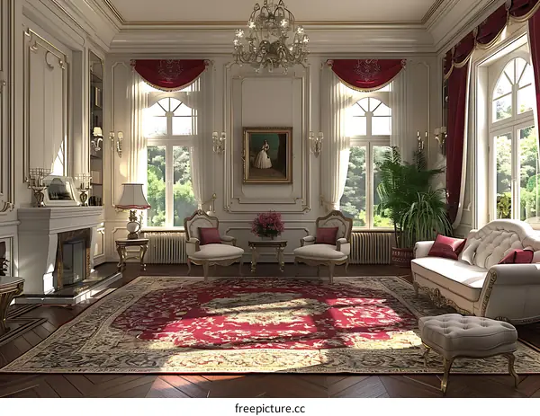 European style living room