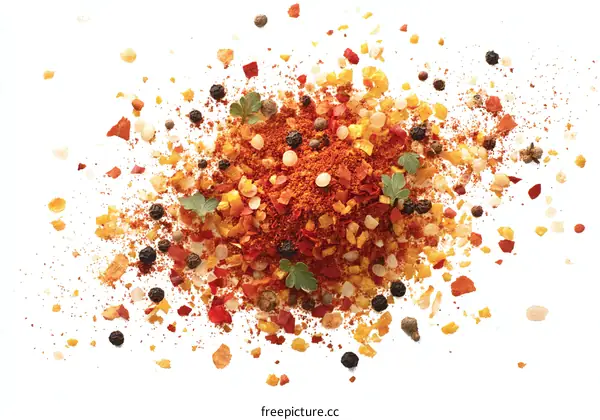 Colorful Spice Mixture Close-up