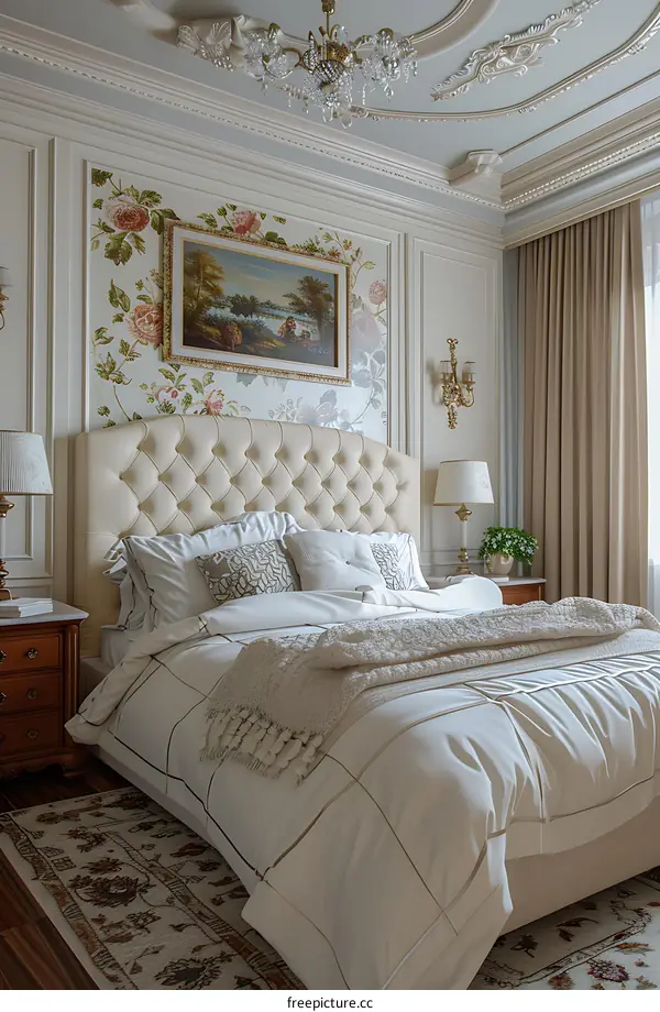 European-style bedroom