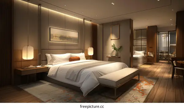 Deluxe Hotel Room with Modern Amenities