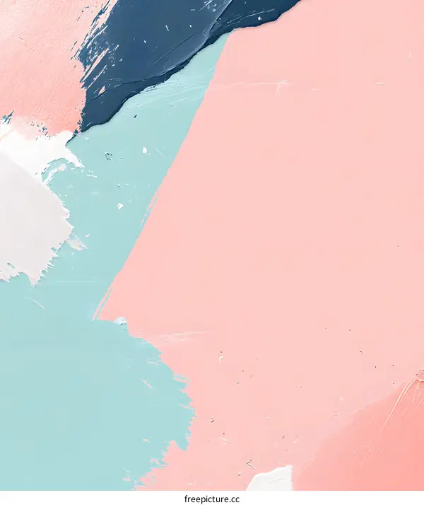 Abstract Pastel Paint Strokes Background
