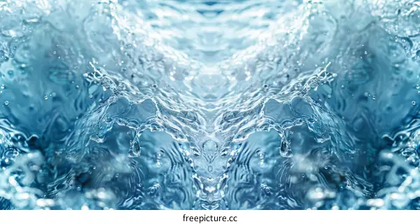 Water Splashing in Slow Motion