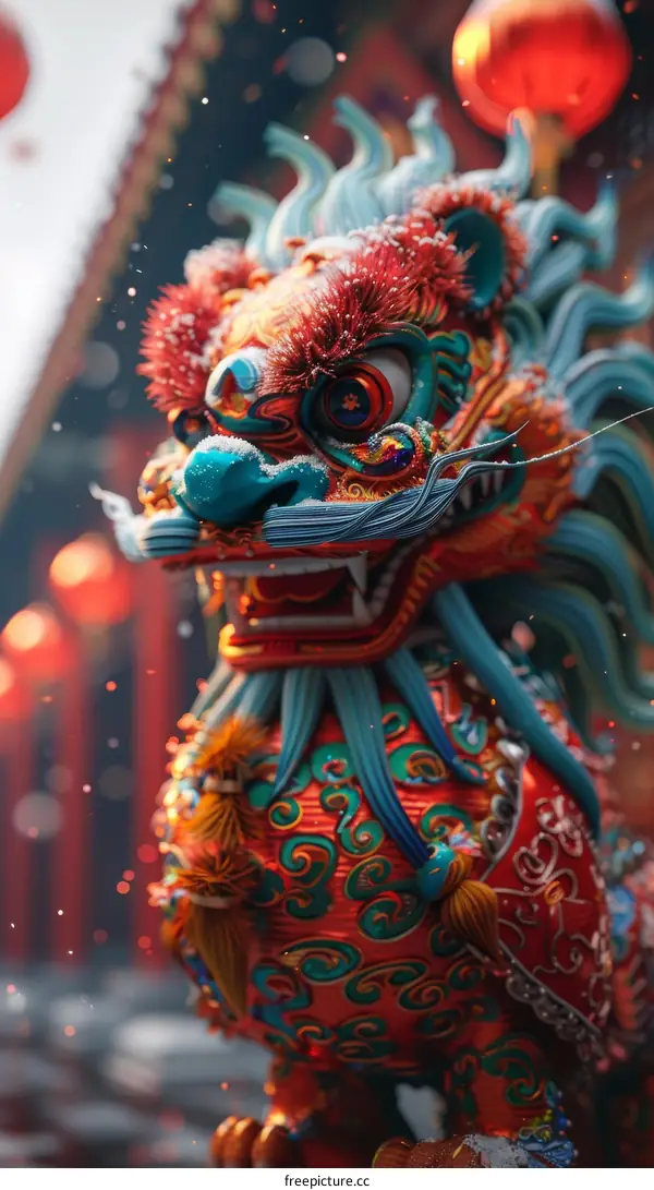 Traditional Chinese Lion Statue: A Symbol of Strength and Auspiciousness