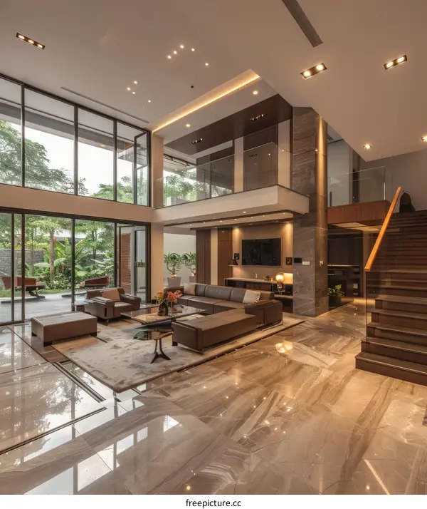 Interior of a Luxurious Modern House