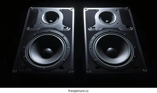 High-Quality Studio Sound Speakers Pair