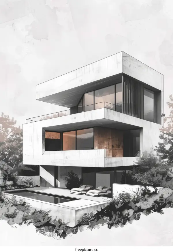 Book about modern house