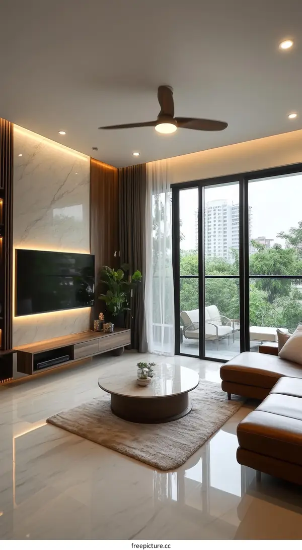 Modern Living Room Interior Design with Elegant Decor