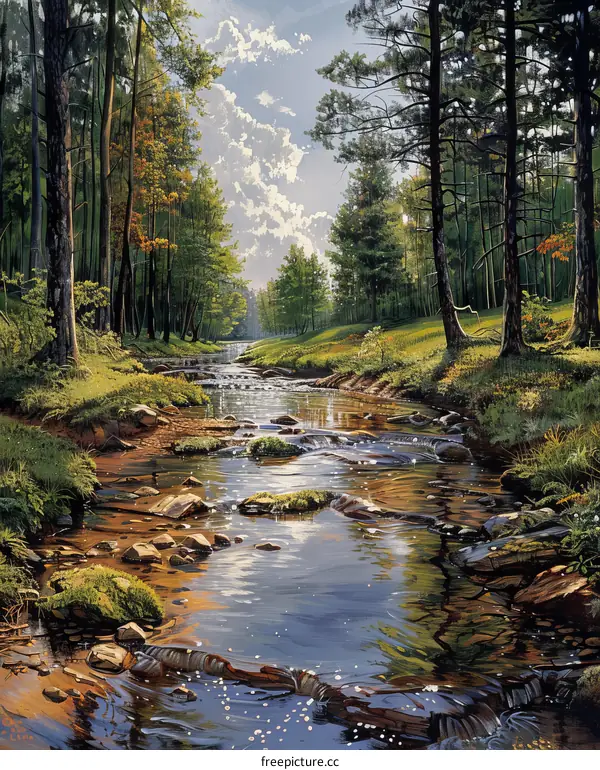 Small Creek in the Woods