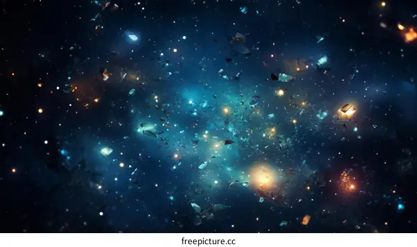 Interstellar Abstract Space Background