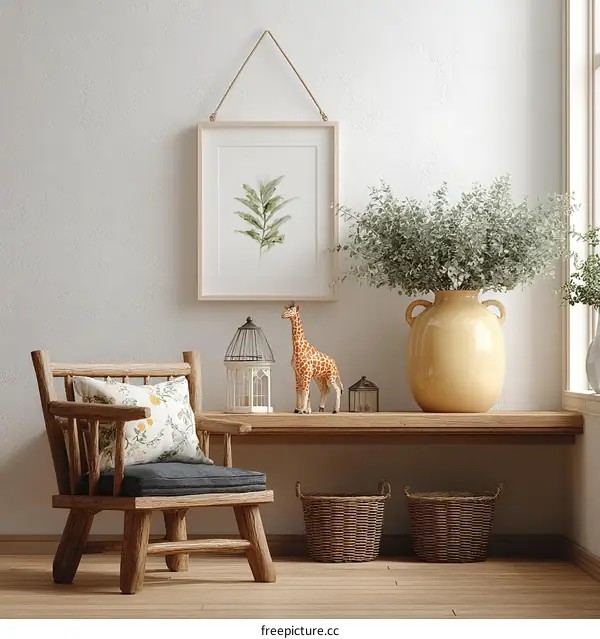 Cozy Rustic Living Room Interior Design