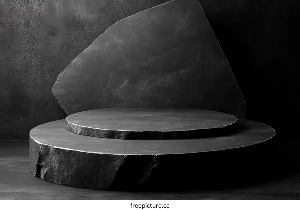 Dark Stone Product Display Platform