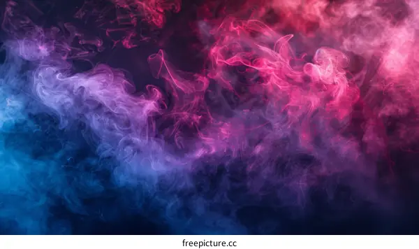 Abstract Colorful Smoke Background