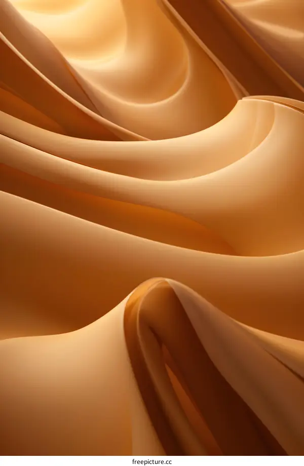 Abstract Brown Swirling Pattern Background