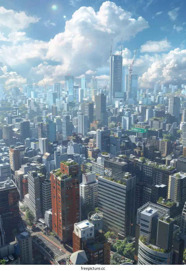 A Green and Towering City of Tomorrow