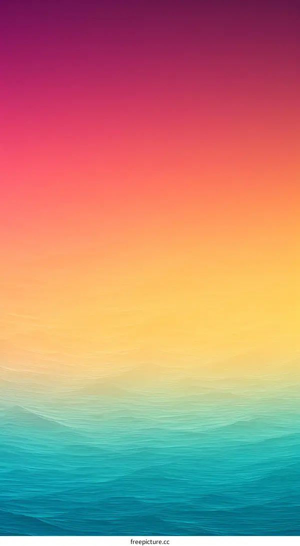 Abstract Colorful Wave Background