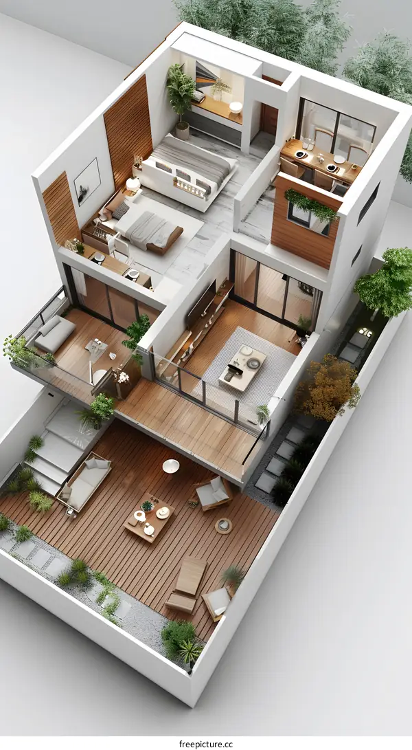 House interior design sketch