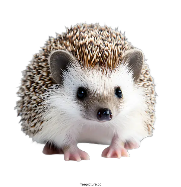 [Transparent Background PNG]Cute Hedgehog Portrait
