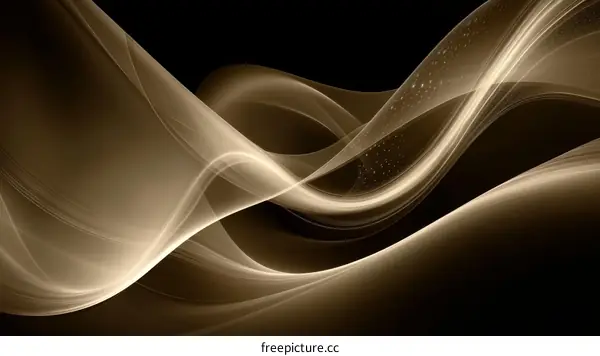 Abstract Brown Wave Design Background