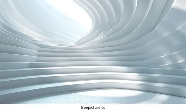 White Futuristic Auditorium