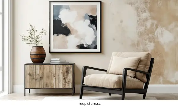 Modern Abstract Art Interior Design
