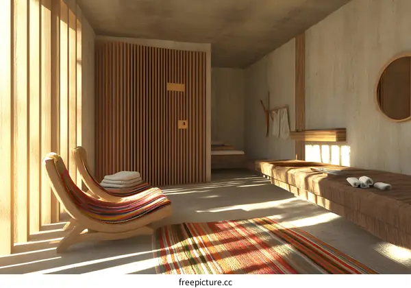 Modern Minimalist Interior Design With Wooden Elements and Natural Light