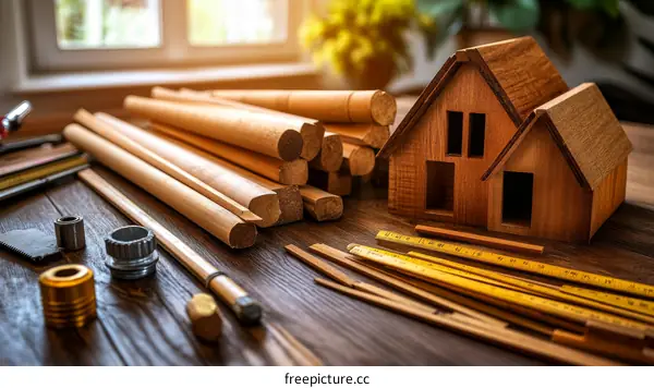 Wooden House Model Construction Workshop