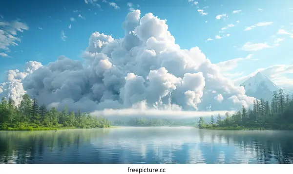 Majestic Mountain Lake: A Symphony of Nature's Beauty