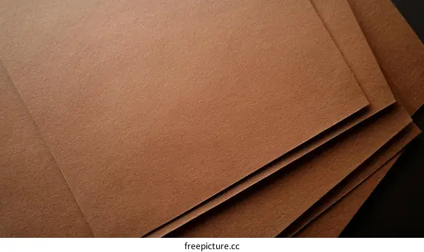 Brown Paper Sheets Abstract Background
